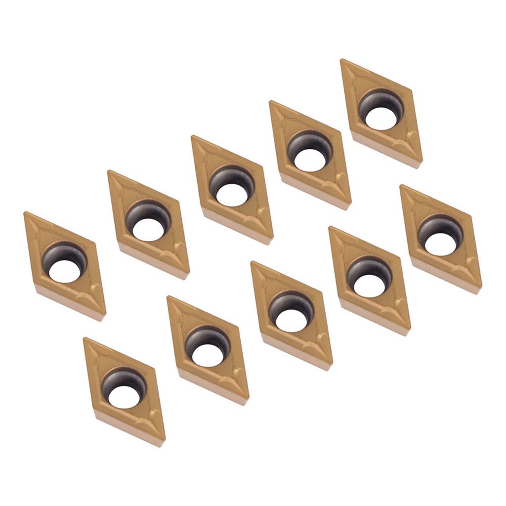 10pcs CNC Carbide Tips Inserts Blade Cutter Lathe Turning Tool With Box