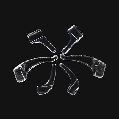 10pairs Grip Holder Eyewear Eyeglasses Transparent Anti Slip Ear Hooks Silicone