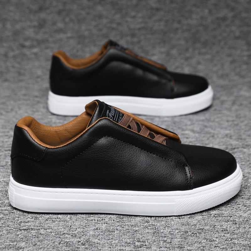 Men's Solid Color Board Shoes, Comfortable, Non Slip, Durable Sports Shoes