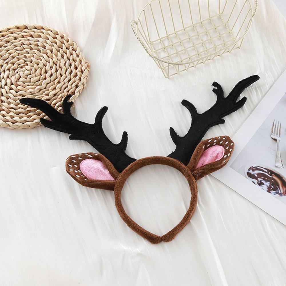 Elk Reindeer Hair Hoop Snowflak Xmas Hairband Cute Christmas Headband New Year