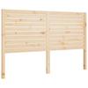 Headboard 126 X 4 X 100 Cm Solid Pine Wood