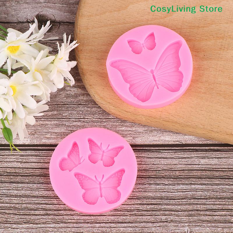 [CL]1Pc Butterfly Silicone Molds Mini Butterfly Cake Fondant Mold DIY Chocolate Candy Cupcake Topper Decoration Desserts Mold