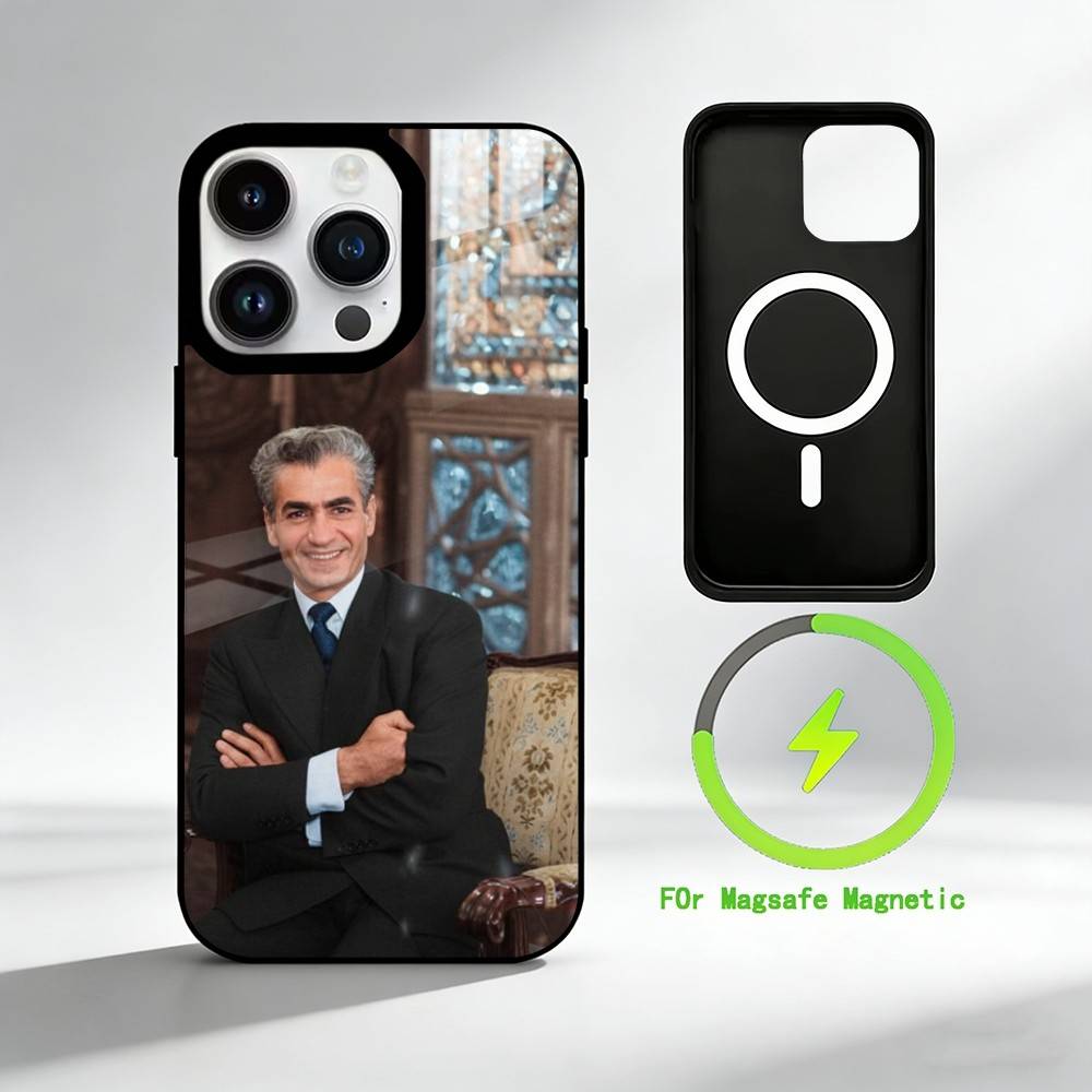 

W-wolf Phone Case For iPhone 17 16 15 14 13 12 Pro Max Plus for Mirror Wireless Magnetic Cover iPhone14