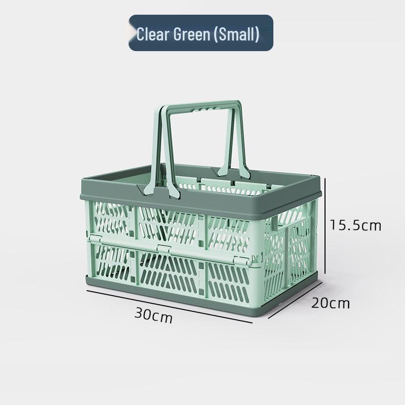 Collapsible Multifunctional Storage Basket for Kitchen, Shopping, and Picnic