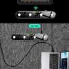 Controller MIDI a Pedale Wireless Preimpostazioni Compatibilità Software Trasmissione Stabile Ricevitore a Pedale Texture Plastica
