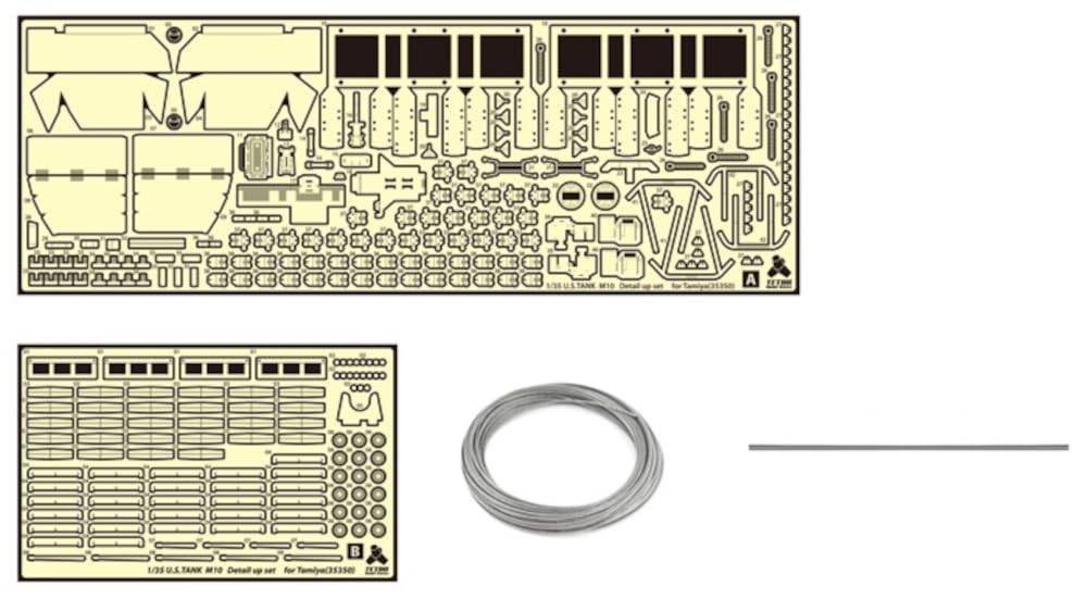 

Tetra Model Серия ME Американский истребитель танков M10 T Пластиковые детали ME3547 1/35 Средний тип (для компании)