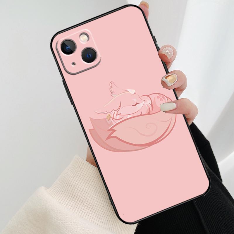 Yae Miko Genshin Impact Phone Case For iPhone 17 Pro Max 14 13 12 11 15 16 Pro Max mini 16 15 Plus 16e 17 Air Cover