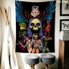 He Man Wall Tapestry Aesthetic Wall Hanging Printed Fabric Blanket Decorative Tapestries for Bedroom Living Room Home Decor