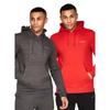 Crosshatch Mens Traymax Oversized Hoodie (Pack of 2)