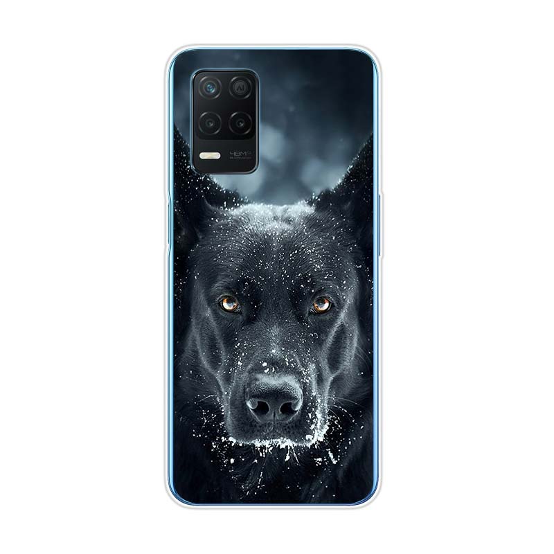 German Shepherds Dogs For Realme 8 8i V3 V5 GT Neo Flash Edition Explorer Master Neo2 Narzo 30 50i 50A C21Y Phone Case