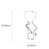 Fascia per Capelli con Nappa a Forma di Farfalla Perla per Donna Strass di Cristallo Copricapo Nuziale Fatto a Mano Fascia per Capelli Donna Accessori per Capelli Tiara
