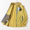 Outdoor Hooded Jacket Couple Matching Summer Sports Wear Men's Style Two-Way Zipper Waterproof Running Clothes