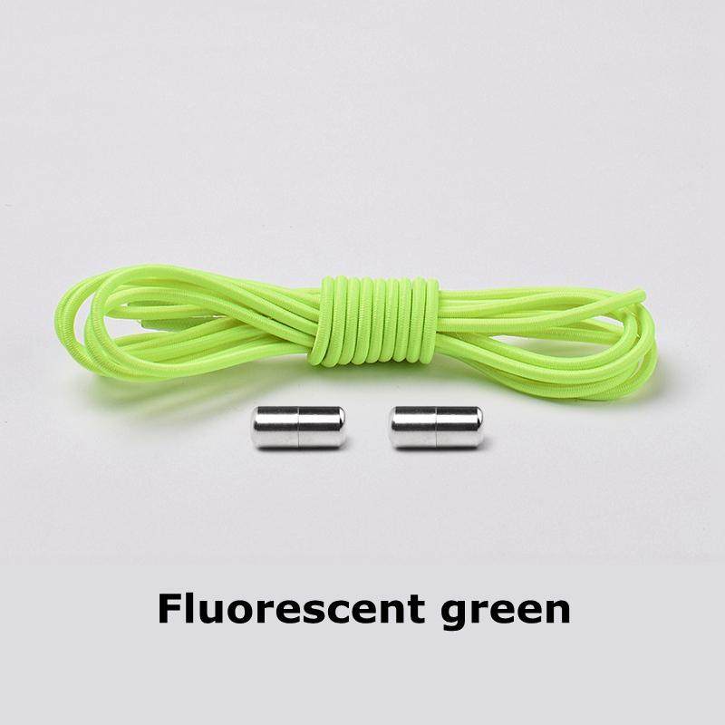 Elastic Laces Sneakers Round Shoelaces Without Ties Rubber No Tie Shoe Laces Shoes Kids Adult Quick Shoe Lace Rubber Bands