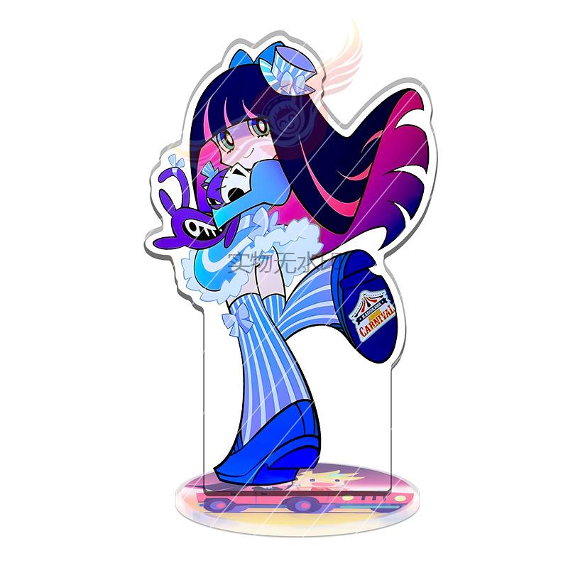 

Anime New Panty Stocking with Garterbelt Acrylic Model Doll Stocking Panty Acrylic Figure for Cosplay Exhibition Toy Git