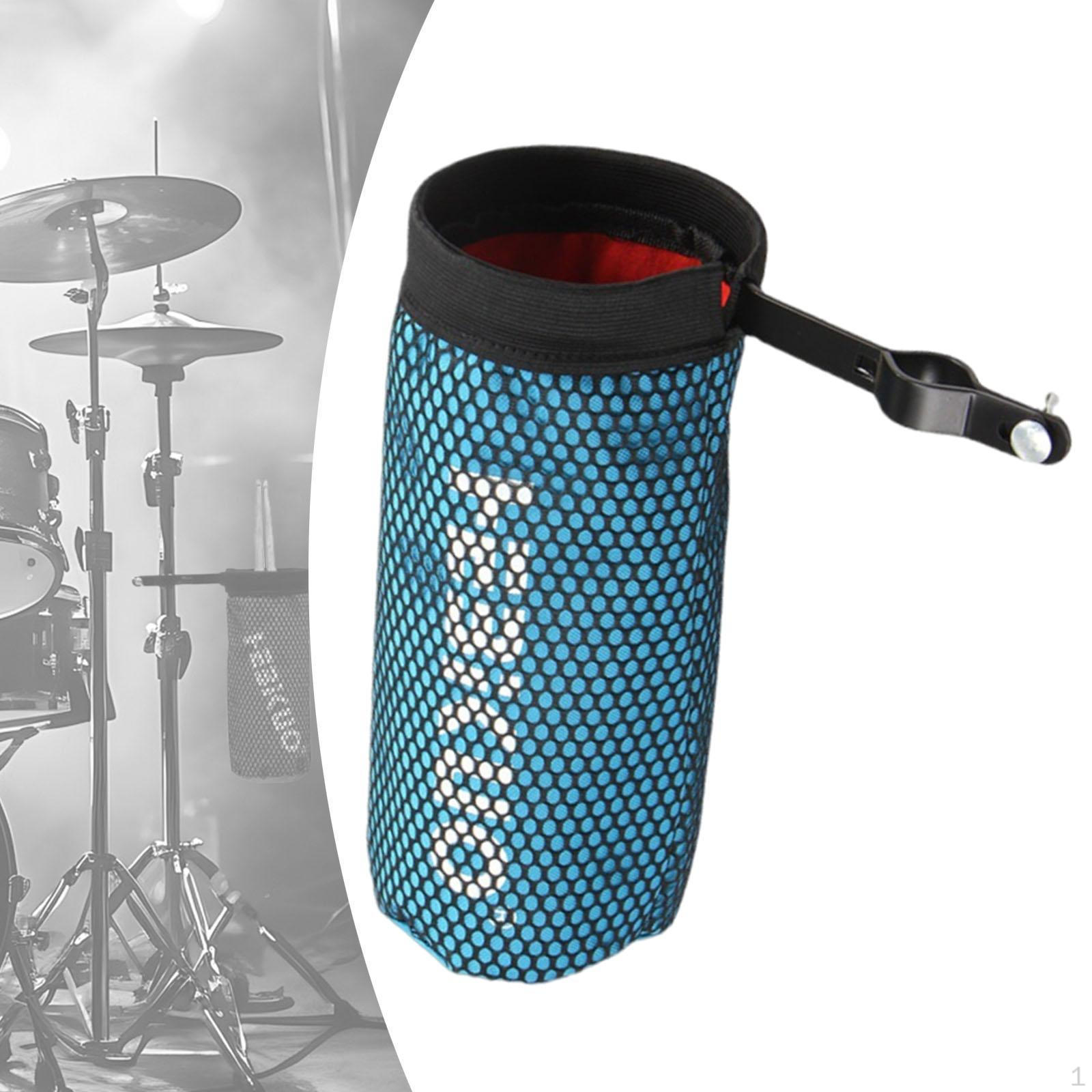 

Сумка для хранения барабанных палочек Прочный держатель для комнаты, улицы, молотков синий