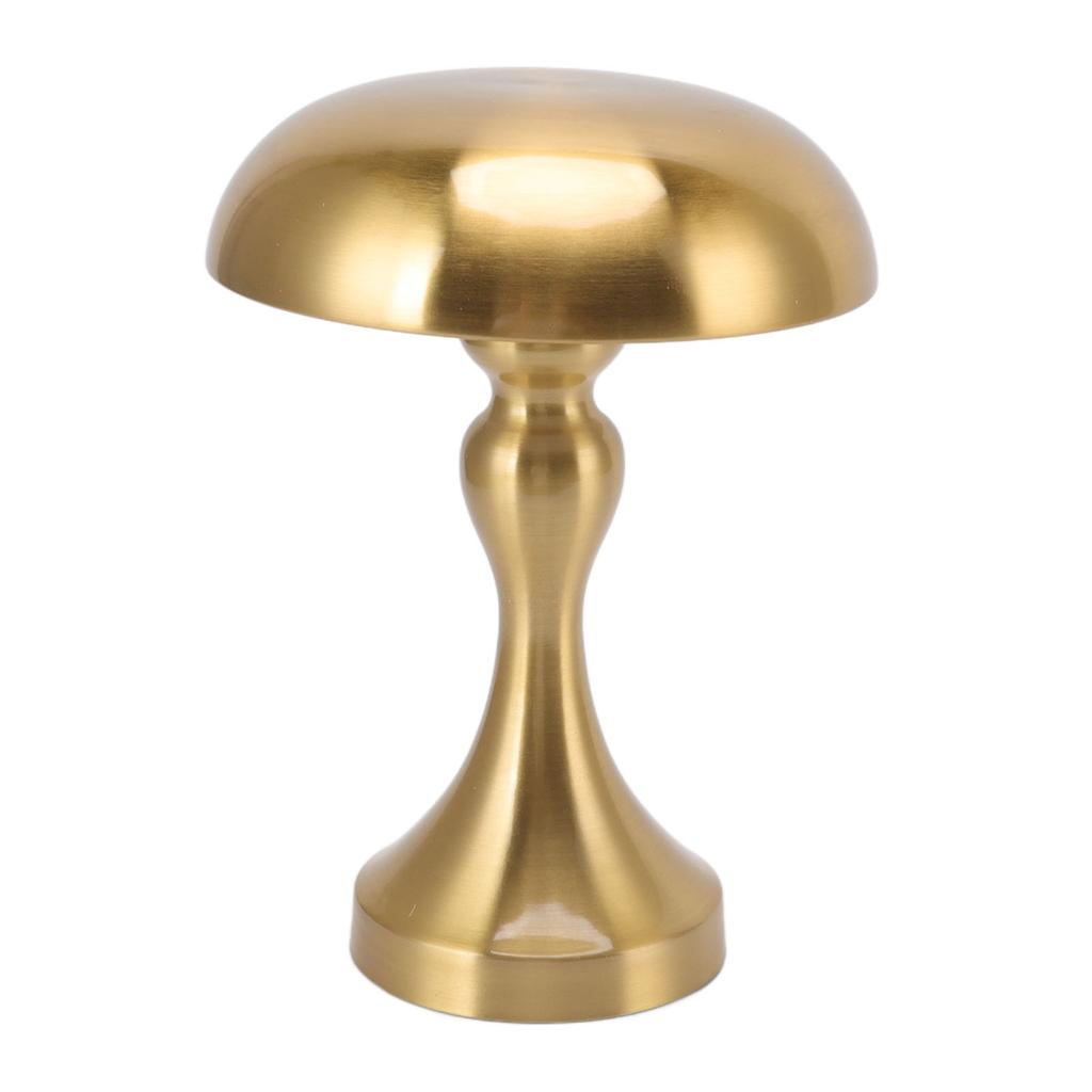 Table Lamp Rechargeable Mushroom Shape 3 Speed Color Temperature Touch Stepless Dimming Night Light for Home