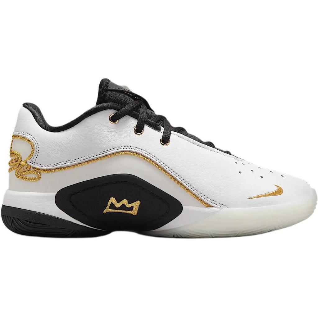 Nike LeBron 22 GS Mogul Chaussures de Sport Enfant Blanc Or Métallisé Noir HV8616-100