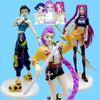 Kpop Dämonenjäger Figuren Spielzeug Niedliche PVC Rumi Anime Figur Actionfigur Modellpuppen Kinder Geburtstagsdekoration Spielzeug Geschenke