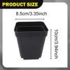 100 Bonsai Pots, Reusable Square , Flowers And with Drainage System, Suitable for Indoor Planting