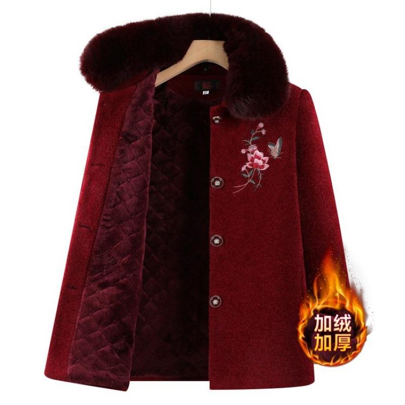 Mrs. Mink Jacket Medium Old Warm Fleece Thickened Clothes Winter Top