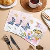 20Pcs/pack 33x33cm Flower Printed Paper Disposable Table Dinner Napkin Tissues Wedding Party Decoration