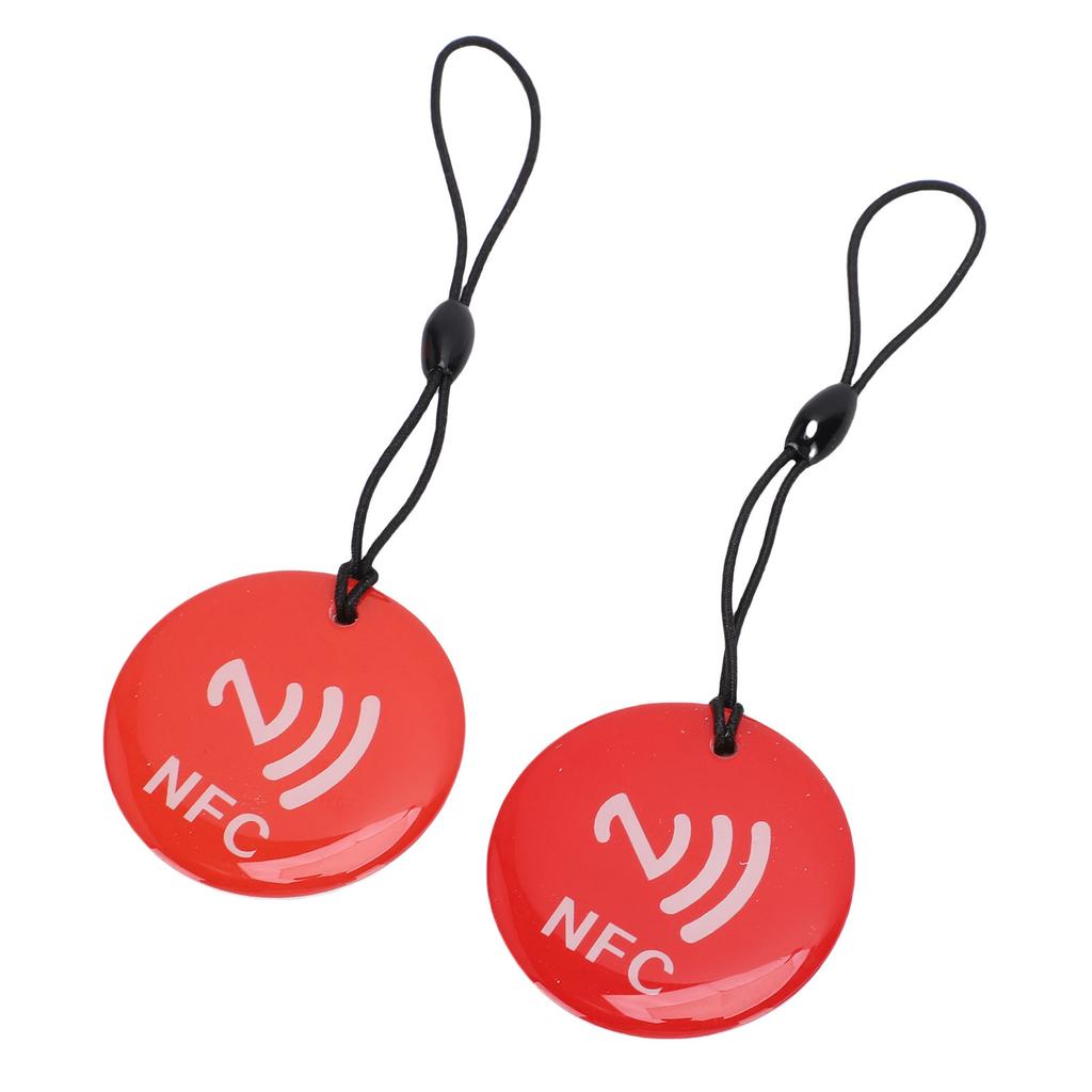 10 Stück NFC Schlüsselanhänger für NTAG213 Chips Programmierbare NFC Karte Kompatibel mit allen NFC-fähigen Mobiltelefonen und Geräten