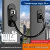Window Safety Lock Chain: Ventilation, Anti-Theft, In/Out Opening, Child Secure.
