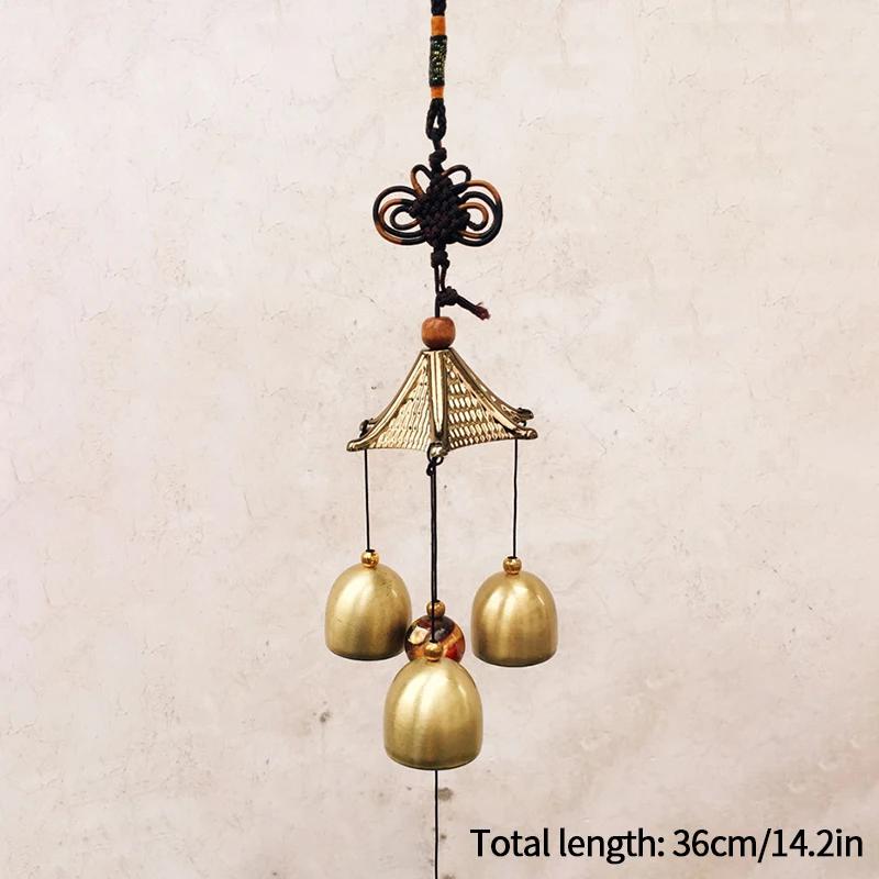 Japanese Wind Chimes Copper Wind Bell Outdoor Yard Garden Decorative Supplies Door Bell for Home Car Hanging Decor Garden Decor