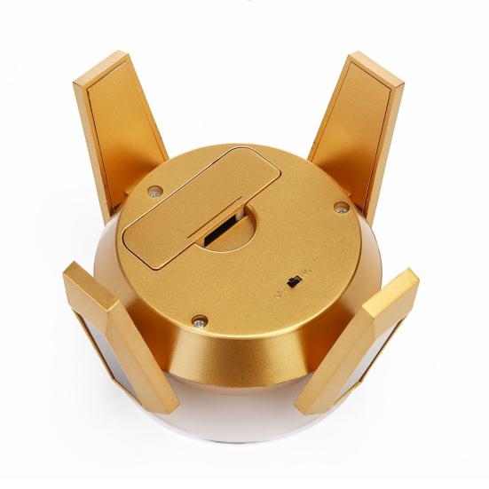 Airship UFO Rotating Display Stand 360 Degrees Solar Dual Use Automatic Turntable for Showcase