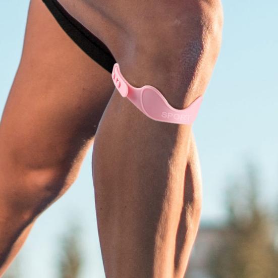 Opaska wspierająca ścięgno rzepki dla mężczyzn i kobiet Regulowana opaska na rzepkę Stabilizator Orteza na kolano na zapalenie ścięgna Uśmierzanie bólu Koszykówka Bieganie Skoczek Przysiady