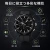 findtime Men's Digital Analog Dual Time Sports Watch 50M Waterproof LED Backlight Stopwatch Alarm Silicone Band 12/24 Hour Casual Outdoor