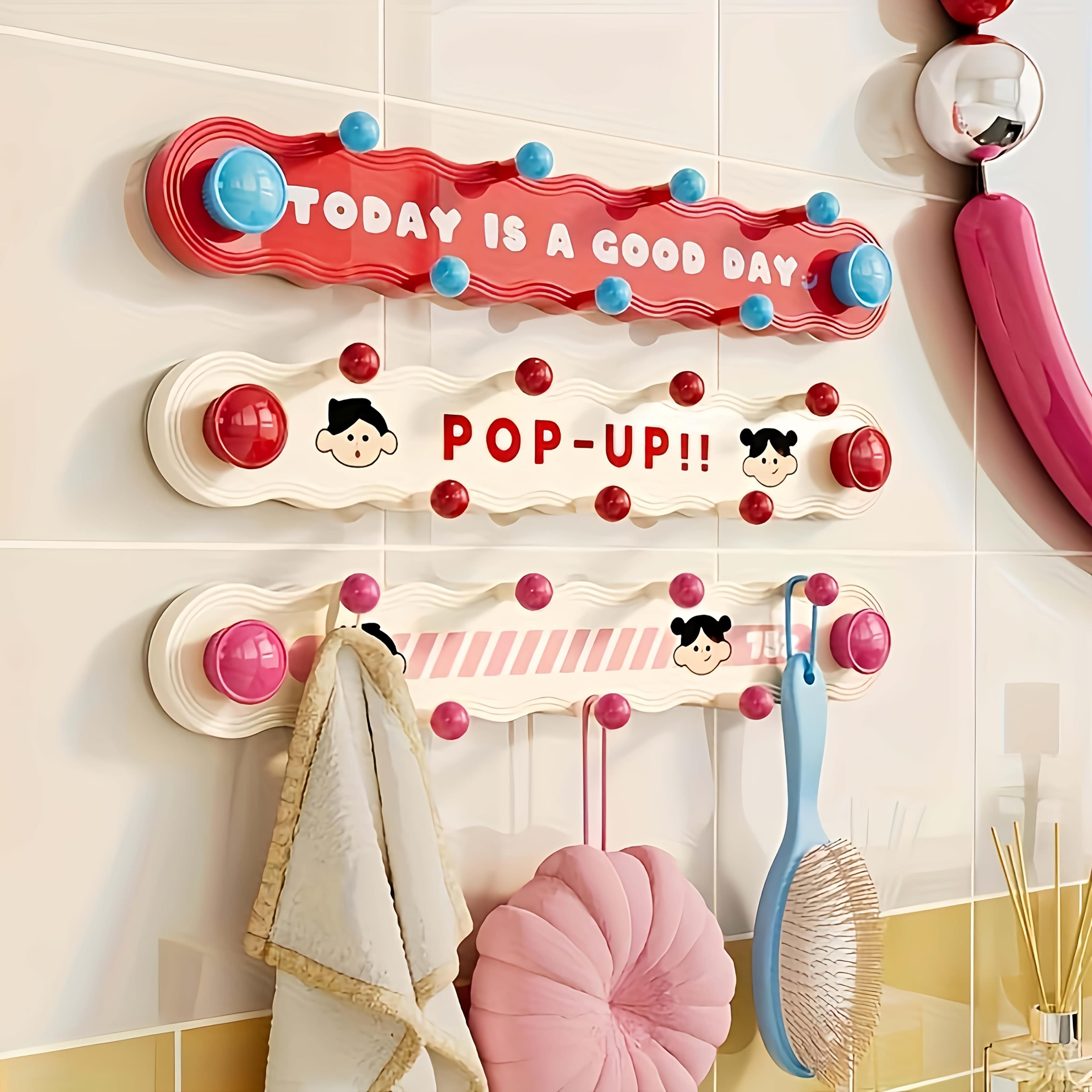 

1pcs Strong Dopamine Suction Cup Hooks 5kg Load Capacity, No Drill Easy Installation, Non Slip Adhesive, Modern Style Plastic Material 1pc рожевий
