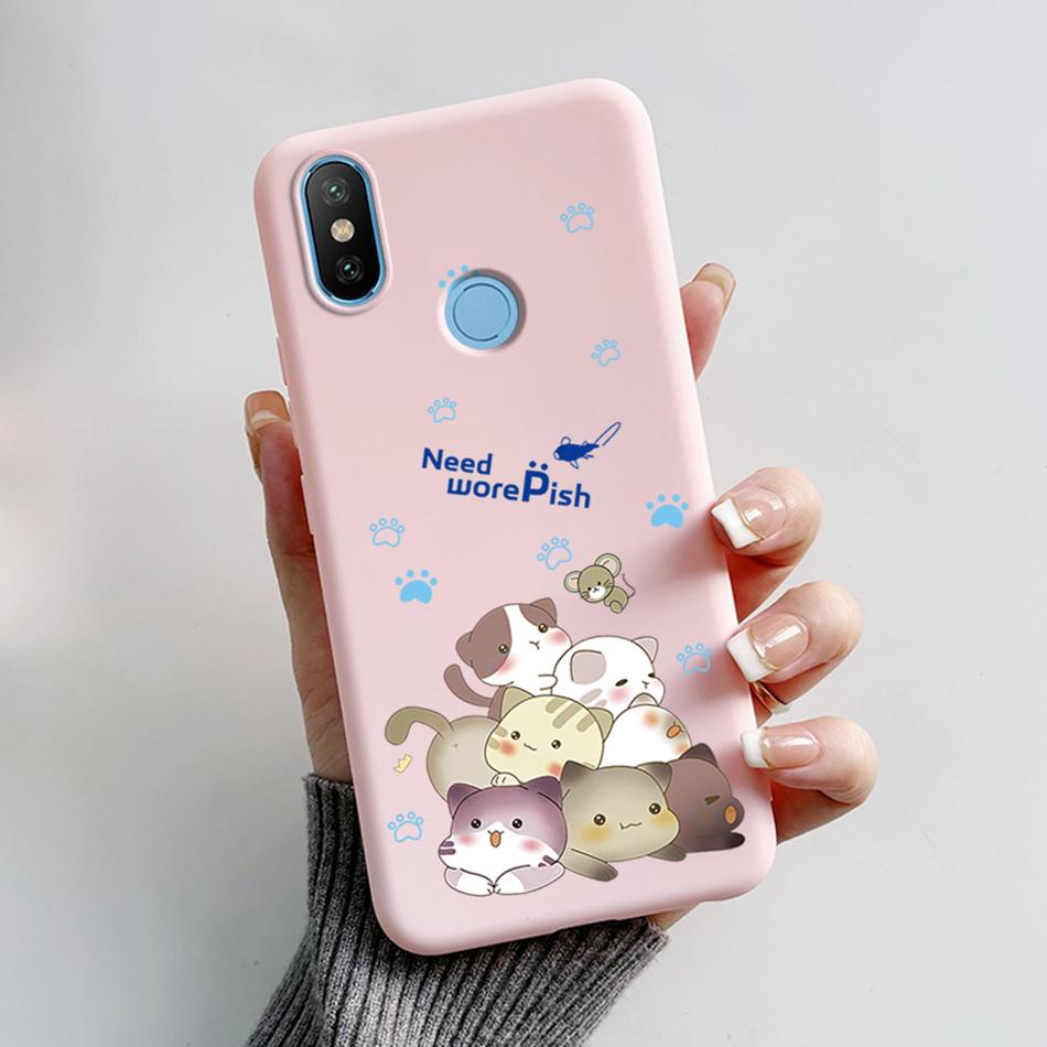 Case For Xiaomi Mi A2 Lite MiA2 Cute Bear Cartoon Frog Soft Silicone Phone Case Bumper For Xiaomi Mi A2 Lite A2lite Back Cover