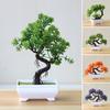 Plastic Artificial Plants Home Decoration Artificial Flowers Potted Bonsai Small Tree Pot Fake Plant Potted Ornaments Halloween
