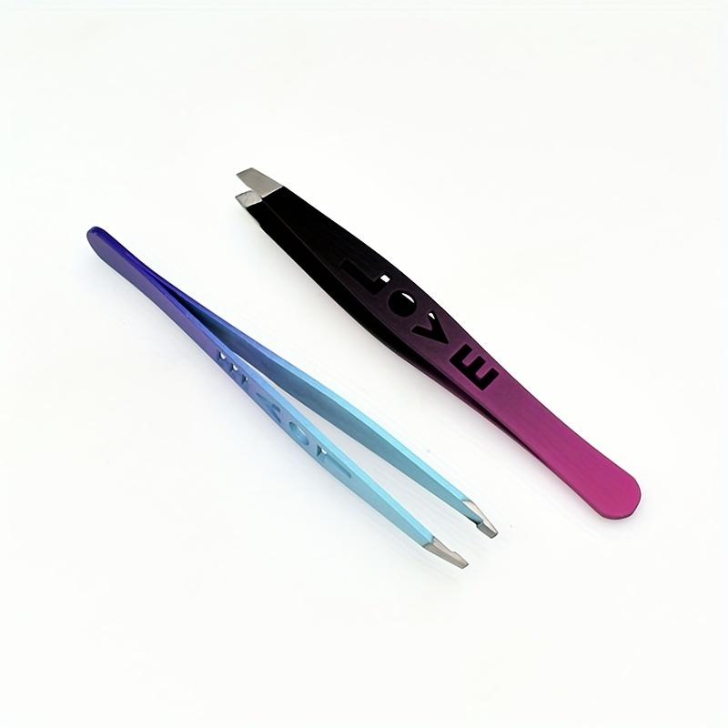 Stainless Steel Tweezers for Precise Eyebrow Hair Removal - Beauty Tool for Perfect Shaping and Grooming