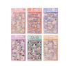 6 Sheets Kawaii Cartoon Animal Stickers pack Creativity Adhesive Diy Decorative Diary Scrapbooking Junk Journal Supplies