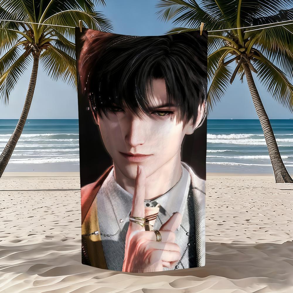 Asciugamano Zayne Love Tessuto Deepspace Accappatoio e Spiaggia Asciugatura Rapida Leggero Portatile Campeggio Fresco Piscina Viaggio