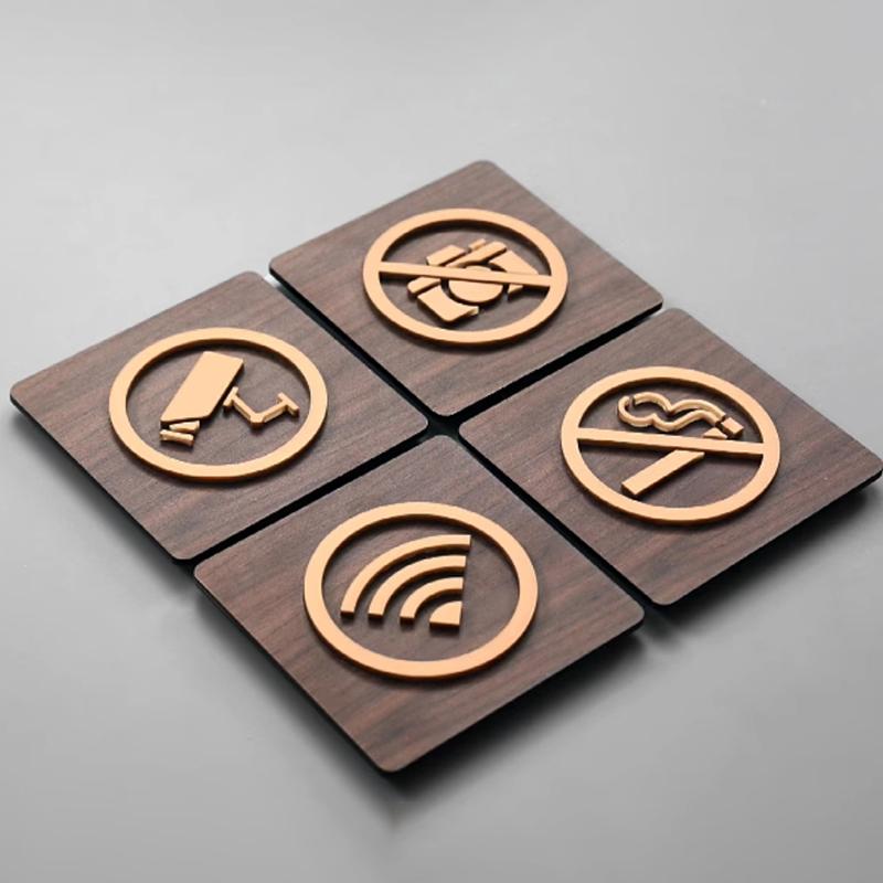 Styl Teplé upozornění Znamení Wifi Zákaz kouření Logo Zákaz vstupu Výstražná plaketa Veřejný Obchod Značení Výstražné znamení