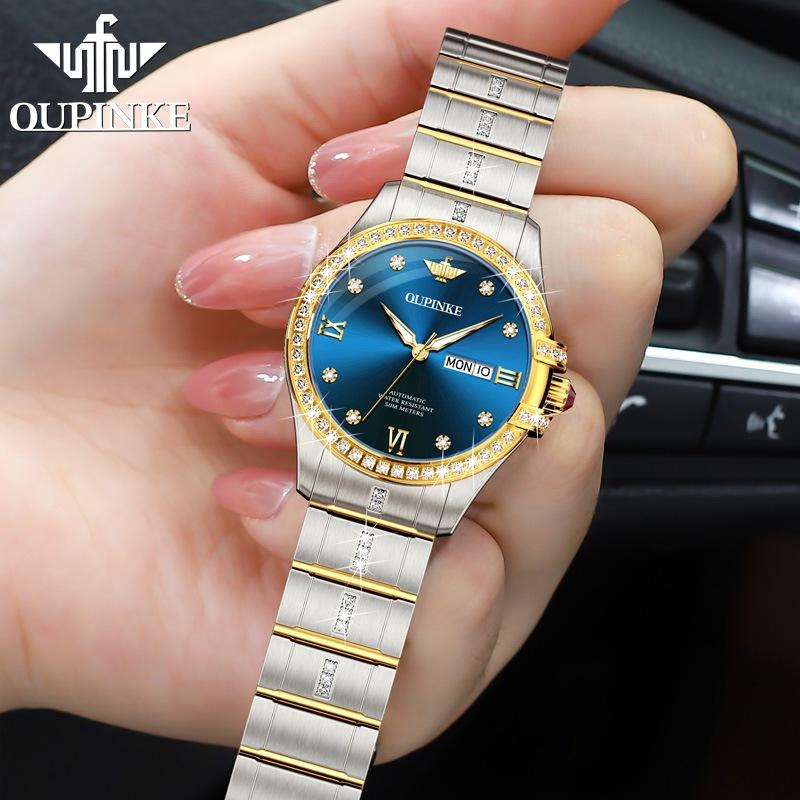 OUPINKE Women's Watch Waterproof Automatic Mechanical Watch for Women