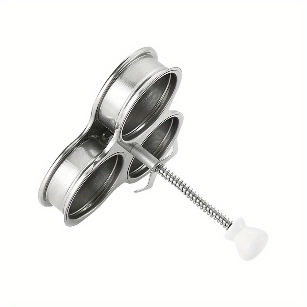 Hochleistungs-Eierkocher aus Edelstahl, Dampfgarer, Multifunktionaler Eierkocher mit 3 Fächern, Platzsparender Küchenorganizer für pochierte Eier