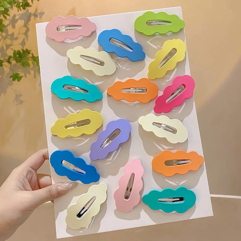 

Fashion Women Hair Accessories Candy Color Hairpin Cloud Fairy Hair Clip Spring Summer Style Barrette Girls Headdress 20Pcs/Lot
