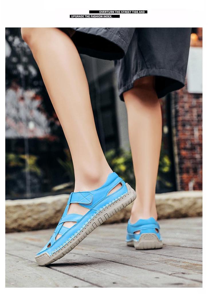 Lichte Dames Zomer Sandalen Anti-slip 2025 - Romeins Plat Geweven, Zachte Zool, Perfect voor Strand en Studenten
