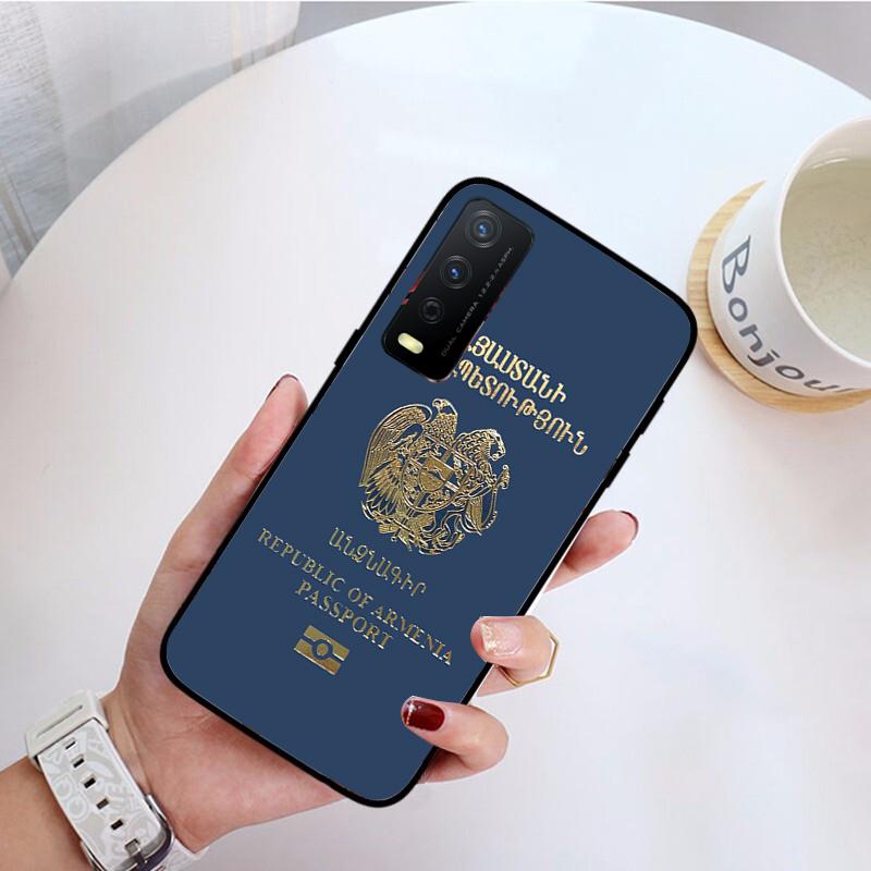Morocco Passport Phone Case for VIVO Y31 Y21S Y21 Y15S Y53S Y11S Y12 V21 V21E Y20 Y70 1907 V17Neo Y21S Y33S Y72