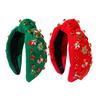 Christmas Hair Hoop Blingbling Karaoke Party Costume Christmas Knot Headband