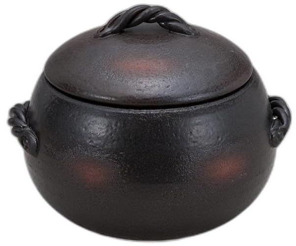 rice capacity x 18 x Ceramic rice suitable for direct Setomonohonpo Chestnut-shaped cooker, 3-cup [21 16cm] cooker, heat,