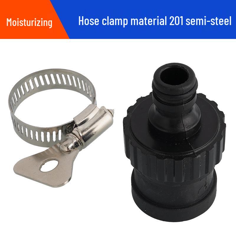 Irrigation Hose Black Nipple Connector for Car Wash & Outdoor Faucet