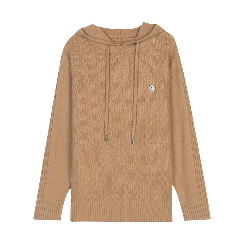 Hettegenser Dame høststrikket topp 2023 Ny damefrakk