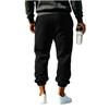 Men's Color Sweatpants with Elastic Waist and Cuffed Ankles for Casual Wear