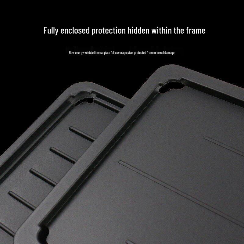 Ideal L6-9 New Energy Full-Edge Green License Plate Frame - Complies with New Regulations