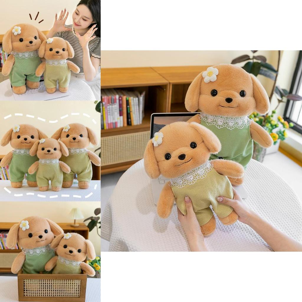 Adorable 35cm 45cm Flower Forest Poodle Plush Toy Soft Doll Gift For Kids